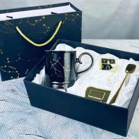 106-292 Кружка 360мл с ложкой и фильтром БЛИЗНЕЦЫ в под.уп.Фарфор_5000691