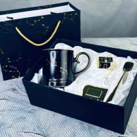 106-291 Кружка 360мл с ложкой и фильтром ТЕЛЕЦ в под.уп.Фарфор_5000690