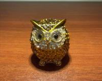 3SK337 Сувенир со стразами Сова_1901874