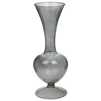 Ваза (стекло), D8xH21 см, (H-21, D-8, Серый)_4600344