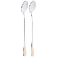 НАБОР ЛОЖЕК ДЛЯ КОКТЕЛЕЙ AGNESS, 2 ШТ ДЛИНА 19,5 СМ МАЛ. УП. = 40 ШТ											_8415054