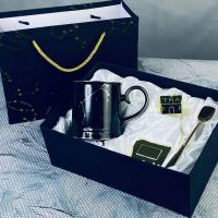 106-290 Кружка 360мл с ложкой и фильтром ОВЕН в под.уп.Фарфор_5000689