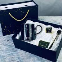 106-293 Кружка 360мл с ложкой и фильтром РАК в под.уп.Фарфор_5000692