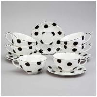 ЧАЙНЫЙ НАБОР LEFARD НА 6 ПЕР. 12 ПР. 280 МЛ ГОРОХ											_8415004