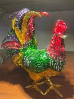 4SК706 Шкатулка со стразами Петух_1902053