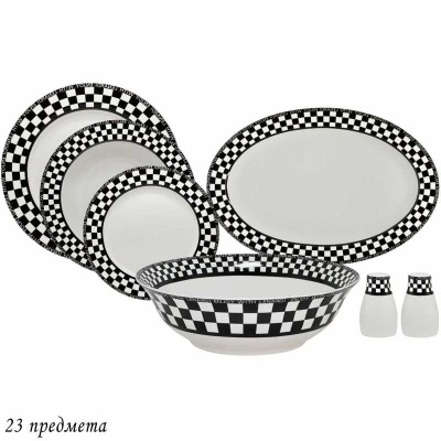 205-429 Обеденный (столовый) сервиз 23пр.  ENJOY в под.уп.Фарфор