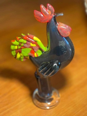 Декоративное изделие Петушок Цветная пудра Неман Беларусь  29913