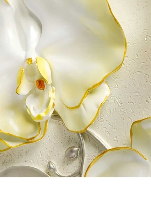 ART-106 Панно ''Орхидеи'' полистоун длина 70 см Art Soul 502313_7802794