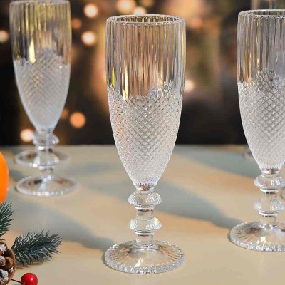 Бокал для шампанского 165 мл (набор 6 шт) d-5,6 см  h-18,6 см в упаковке  AS-dekor 3210 LXZS_2700155