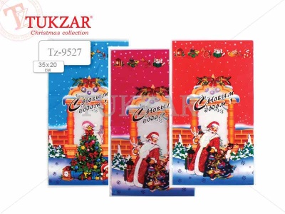 Пакет подарочный пластиковый НГ, 35*20см NEW  TZ 9527_1900540