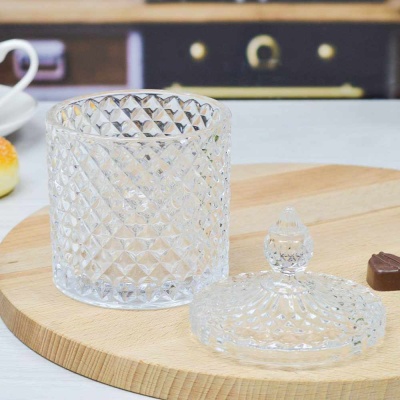 Ваза для варенья/меда емк 300 мл, d-8,5см, h-14 см в упаковке  AS-dekor 016 TG_2700139