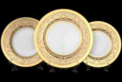 Столовый сервиз  Imperial Cream Gold 6 персон 26 предметов, Falkenporzellan Германия 15622_9708881