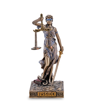 WS-1213 Статуэтка ''Фемида - богиня правосудия'' 9см полистоун Veronese 907184_7802846