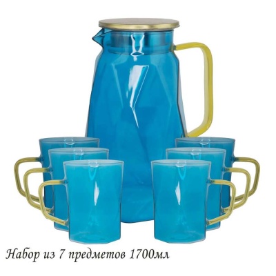 160-258 Набор графин 1700мл и 6 стаканов в под.уп._5000751