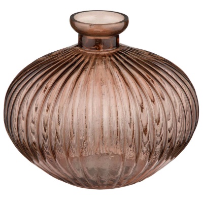 Ваза (стекло), D18xH15 см, (H-15, D-18, Светло-коричневый)_4600343