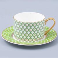 Чайная пара 250 мл ф-ма Идиллия рис. Лайм 1 костян.фарфор 81.31119.00.1 ИФЗ_1600759