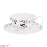 Н 1132000 ДЭЙЗИ БЛЭК н-р 370мл чашка чайная с блюд. 1/2 HATORI (Freydis) Австрия 12879_3205348