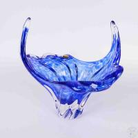 10280/9117E/26 Фруктовница 26 см Гутинское стекло  Эгерманн Чехия 39801_9707250