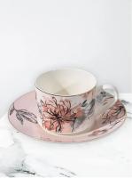 Чайный набор 1 персону 2 предм. Розали, (нью бон) Jewel  ПС0026-03/1