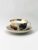 Чашка с блюдцем Тюльпан Золотой сад 81.10006.00.1  (ЛФЗ)_1600314