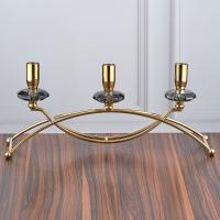 M-JX-16801   Подсвечник на три свечи металлический, 39х10х16 см._6902066