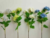 90979 Гортензия кустовая, Mix Силикон ветка_2100188