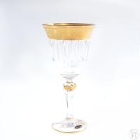 Набор бокалов для вина 220 мл  Хрусталь с золотом  (6 шт), Bohemia Max Crystal 27436_9707184