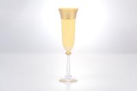 40600/MR01/6/SK/190 Анжела  фужер для шампанского 190мл Crystal Матовая полоса (6 шт), Чехия 37060_9