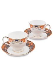 JK-222 Чайный набор 200 мл на 2 перс. ''Риомаджоре'' (Riomaggiore Pavone) Италия_7802755