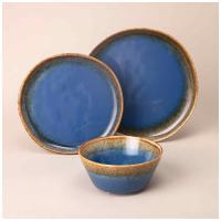 НАБОР ПОСУДЫ ОБЕДЕННЫЙ НА 4 ПЕР. 12 ПР. VERONA керамика СИНИЙ 191-641_8414754