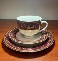 Набор Чайных пар + пирожковые тарелок  6/18 предметов 