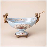 КОНФЕТНИЦА 31X14X19 см фарфор/бронза Lefard 469-364_8414330 КОНФЕТНИЦА 31X14X19 см фарфор/бронза Lefard 469-364_8414330