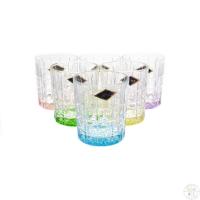 Набор стаканов для виски 320 мл (6шт.) цветные Diplomat Aurum Crystal  Чехия 48851_9708280