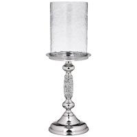 ПОДСВЕЧНИК НА 1 СВЕЧУ Д- 10 см В- 37 см Алюминий/Латунь Индия 875-307_8414881