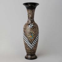 ВАЗА РЕЗНАЯ ВЫСОТА =34см латунь Индия 733-202_8414846