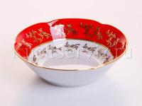 Мария - Лист красный  салатник 13см. Bavaria Германия 0023482_9701990