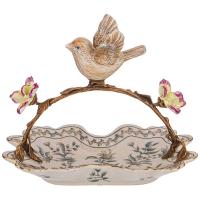 КОНФЕТНИЦА С РУЧКОЙ 25*16 СМ ВЫСОТА= 22 СМ Фарфор/Металл Lefard 469-353_8413826 КОНФЕТНИЦА С РУЧКОЙ 25*16 СМ ВЫСОТА= 22 СМ Фарфор/Металл Lefard 469-353_8413826