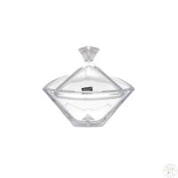 Конфетница с крышкой 18см  TRIANGLE (Триангл) Богемия Чехия 09373_9707679