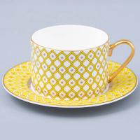 Чайная пара 250 мл ф-ма Идиллия рис.Примула 1 костян.фарфор 81.31120.00.1 ИФЗ_1600760