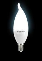 Лампа св/д Gauss Свеча Е14 6W(540lm) 2700К 112х38 пластик/алюм_2800306