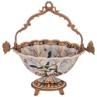 КОНФЕТНИЦА С РУЧКОЙ 29,5*18 СМ ВЫСОТА= 32 СМ Фарфор/Металл Lefard 469-359_8413827 КОНФЕТНИЦА С РУЧКОЙ 29,5*18 СМ ВЫСОТА= 32 СМ Фарфор/Металл Lefard 469-359_8413827