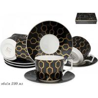133-132 Чайный набор 230 мл 12пр. в подарочной упак. Фарфор Lenardi