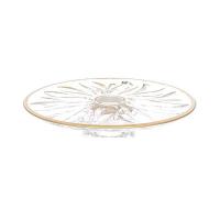 Тортница 25,5см Матовая полоса Flame (Фламе) AS Crystal  Богемия Чехия 68235_9709273