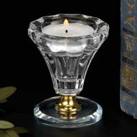 M-XN-01203  Подсвечник стеклянный, 6*6*7 см_6901921 M-XN-01203  Подсвечник стеклянный, 6*6*7 см_6901921