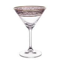 40415/43249/210 Лара бокал для мартини 210мл ПантоПлатина (6 шт), Богемия Чехия 16500_9707946