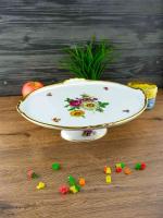 МБ Блюдо овальное на ножке 37 см Мейсенский букет Квинс Корона (Queens Crown) - Чехия 41744_9709144 МБ Блюдо овальное на ножке 37 см Мейсенский букет Квинс Корона (Queens Crown) - Чехия 41744_9709144