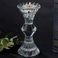 M-YW-62162  Подсвечник из хрустального стекла, 5*5*13,5см._6902149