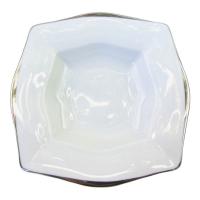 E374 Тарелка глубокая 22,5 Lwow/широкая отводка платиной/ CMIELOW Польша_7600682