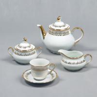 7629500 чайный сервиз 6/9 Золотой орнамент КЛФ2857_3202250 7629500 чайный сервиз 6/9 Золотой орнамент КЛФ2857_3202250