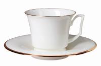 Чашка с блюдцем чайная 210 мл. ф. Юлия рис. Золотая лента арт. 81.23998.00.1 (ЛФЗ)_1600639